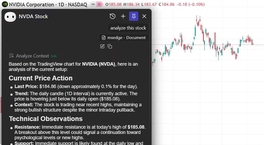 Access financial reports, news, and key indicators instantly without leaving your charts to aid trading decisions.